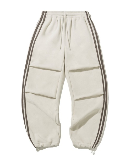 ALAND(エーランド)の「セットアップ可【UNISEX】Filluminate/トラックフリースパンツ(スウェットパンツ・レディース・ブラック/アイボリー・SMALL/MEDIUM)」の18枚目の写真