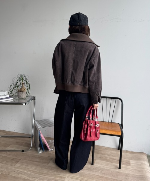 SHAGGIE（シャギー）の「ダブルハンドルアイレットミニボストンバッグ（ボストンバッグ・レディース・レッド/ブラウン/ブラック・FREE）」の11枚目の写真