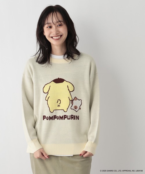 FOUND GOOD（ファウンドグッド）の「【サンリオキャラクターズ】ジャガードニット/31035187（ニット/セーター・レディース・ブルー系9/アイボリー/ホワイト系7/ネイビー・L/M）」の3枚目の写真