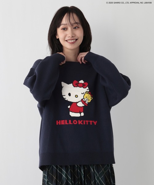 FOUND GOOD（ファウンドグッド）の「【サンリオキャラクターズ】ジャガードニット/31035187（ニット/セーター・レディース・ブルー系9/アイボリー/ホワイト系7/ネイビー・L/M）」の6枚目の写真