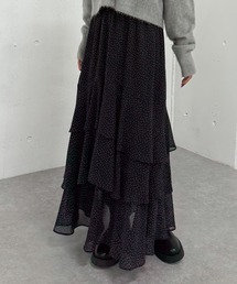 archives | ドットアソートフリルティアードスカート(スカート)