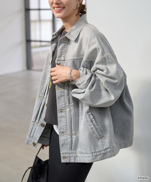 グレー デニムジャケット フレームワーク ブランド古着】FRAMeWORK｜フレームワークのデニムジャケット（グレー