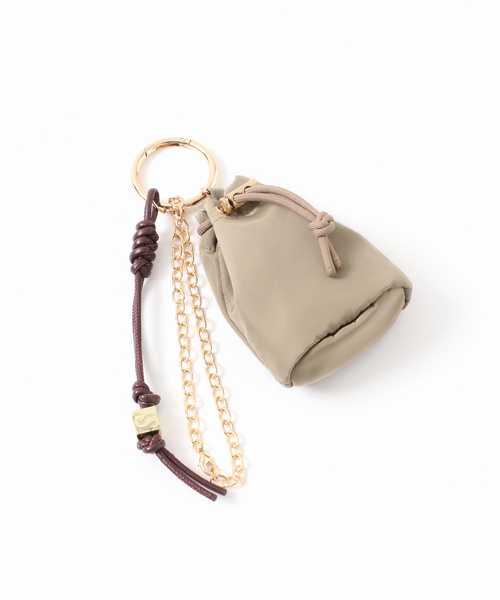 セール】SLOBE 巾着チャーム（キーケース/キーアクセサリー）｜SLOBE