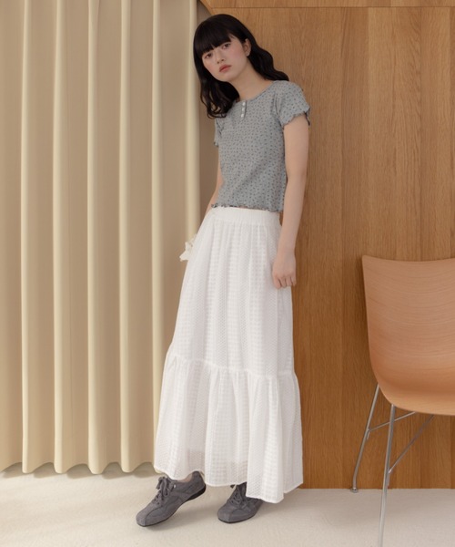 REMOON（リムーン）の「コットンレーススカート（スカート・レディース・オフホワイト・FREE）」の7枚目の写真