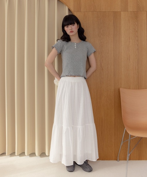 REMOON（リムーン）の「コットンレーススカート（スカート・レディース・オフホワイト・FREE）」の10枚目の写真