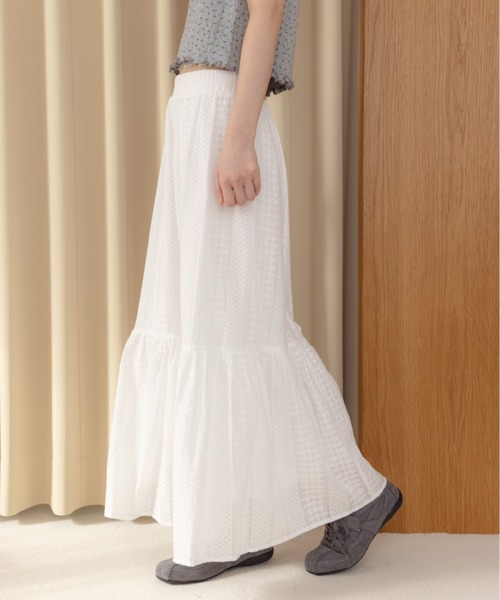 REMOON（リムーン）の「コットンレーススカート（スカート・レディース・オフホワイト・FREE）」の20枚目の写真