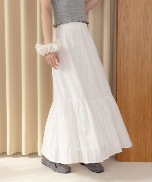 REMOON（リムーン）の「コットンレーススカート（スカート・レディース・オフホワイト・FREE）」の22枚目の写真