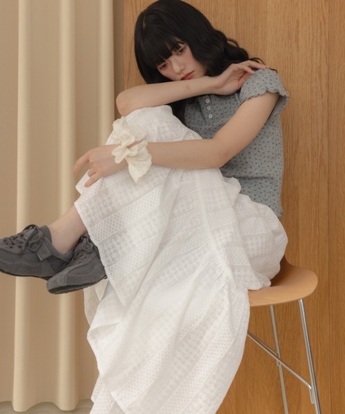 REMOON（リムーン）の「コットンレーススカート（スカート・レディース・オフホワイト・FREE）」の18枚目の写真