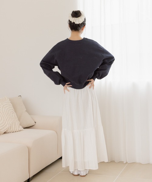 REMOON（リムーン）の「コットンレーススカート（スカート・レディース・オフホワイト・FREE）」の6枚目の写真