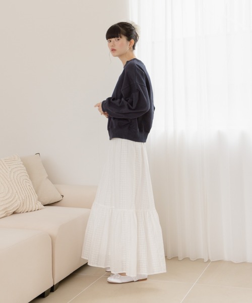 REMOON（リムーン）の「コットンレーススカート（スカート・レディース・オフホワイト・FREE）」の9枚目の写真