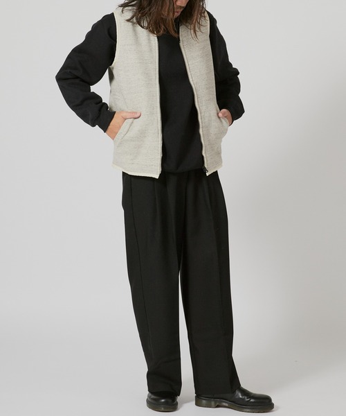 FLISTFIA(フリストフィア)の「FLISTFIA Zip Veat / ZV01016 秋服 冬服(ベスト・メンズ・モカ/ヘザーグレー・3/2/4)」の16枚目の写真