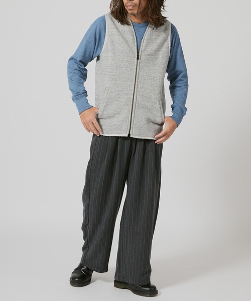 FLISTFIA(フリストフィア)の「FLISTFIA Zip Veat / ZV01016 秋服 冬服(ベスト・メンズ・モカ/ヘザーグレー・3/2/4)」の8枚目の写真