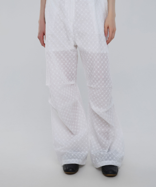CHICKS(チックス)の「Punching Parachute Pants White(その他パンツ・レディース・ホワイト・FREE)」の3枚目の写真