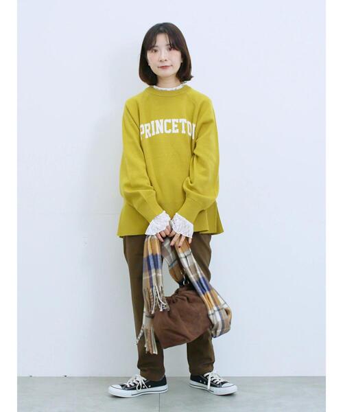 Samansa Mos2 blue（サマンサモスモスブルー）の「ロゴニットプルオーバー（ニット/セーター・レディース・イエロー/ブラック/シルバーグレー/トップグレー/ブルー・F）」の20枚目の写真