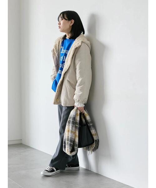 Samansa Mos2 blue（サマンサモスモスブルー）の「ロゴニットプルオーバー（ニット/セーター・レディース・イエロー/ブラック/シルバーグレー/トップグレー/ブルー・F）」の10枚目の写真