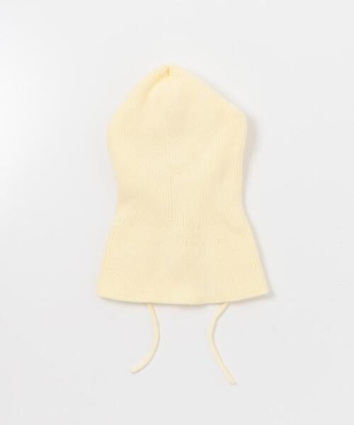 SMELLY（スメリー）の「リブニットバラクラバ（ニットキャップ/ビーニー・レディース・アイボリー/チャコールグレー・-）」の21枚目の写真