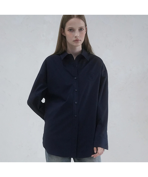 Vivacious(ビバシャス)の「Mer Overfit Shirt - 6COL(シャツ/ブラウス・レディース・ミント/ホワイト/スカイブルー/ピンク/ブルー/ネイビー・SMALL/MEDIUM)」の5枚目の写真