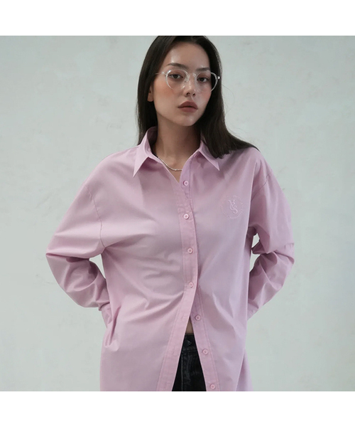 Vivacious(ビバシャス)の「Mer Overfit Shirt - 6COL(シャツ/ブラウス・レディース・ミント/ホワイト/スカイブルー/ピンク/ブルー/ネイビー・SMALL/MEDIUM)」の6枚目の写真