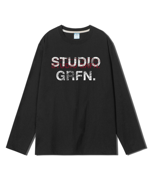 GRANFINNY(グランフィニ)の「東京スタジオ レギュラーロングスリーブ - ブラック(Tシャツ/カットソー・レディース・ブラック・LARGE/X-LARGE/MEDIUM)」の1枚目の写真