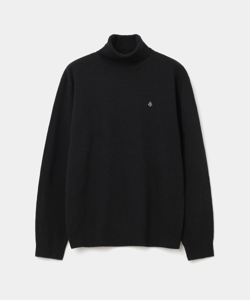 UNIFORM BRIDGE(ユニフォームブリッジ)の「merino wool turtle neck knit black(ニット/セーター・メンズ・その他・SMALL/MEDIUM/LARGE/X-LARGE/XX-LARGE)」の1枚目の写真