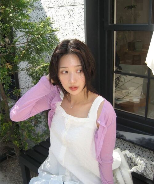 HANE(ハネ)の「シアリブドカーディガン_Gray Mute(カーディガン/ボレロ・レディース・その他・SMALL/MEDIUM)」の3枚目の写真