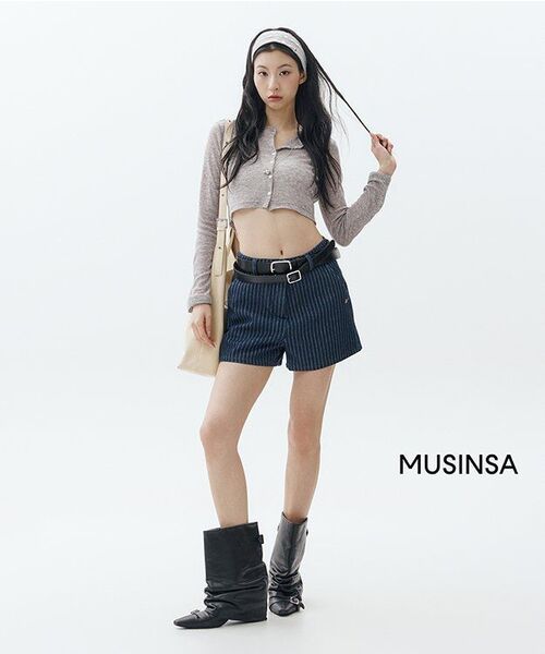 HANE(ハネ)の「シアリブドカーディガン_Gray Mute(カーディガン/ボレロ・レディース・その他・SMALL/MEDIUM)」の4枚目の写真