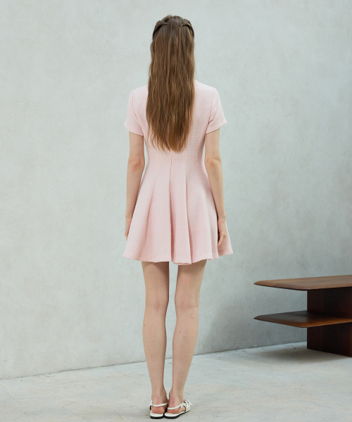 ARI(アリ)の「LANI TWEED DRESS / PINK(ワンピース・レディース・ピンク・SMALL)」の4枚目の写真
