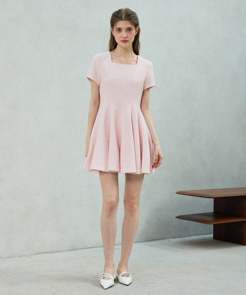 ARI(アリ)の「LANI TWEED DRESS / PINK(ワンピース・レディース・ピンク・SMALL)」の5枚目の写真