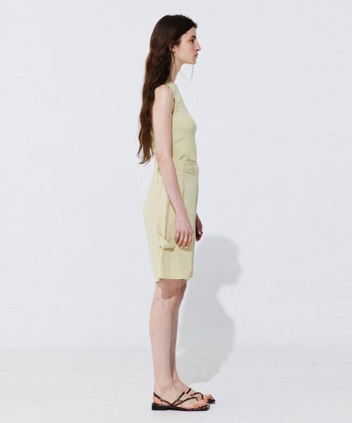 WNDERKAMMER(ブンダーカンマー)の「ベルト付きコットンバermudaパンツ_オリーブ(その他パンツ・レディース・その他・MEDIUM/SMALL/X-SMALL)」の6枚目の写真