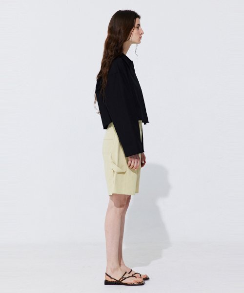 WNDERKAMMER(ブンダーカンマー)の「ベルト付きコットンバermudaパンツ_オリーブ(その他パンツ・レディース・その他・MEDIUM/SMALL/X-SMALL)」の12枚目の写真