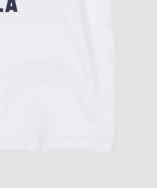 PAPERBOY(ペーパーボーイ)の「ネイビー U.S.A 半袖Tシャツ - ホワイト&ネイビー(Tシャツ/カットソー・レディース・その他・LARGE/X-LARGE/SMALL/MEDIUM)」の9枚目の写真