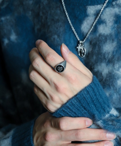 WEGO（ウィゴー）の「WEGO/イニシャルボリュームリング（リング・メンズ・その他4/その他3/その他2/その他1・FREE）」の6枚目の写真