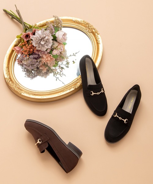 JELLY BEANS(ジェリービーンズ)の「ゴールドビットローファー(211-57362)JELLY BEANS(ジェリービーンズ)(ローファー・レディース・ダークブラウン/ブラック系・22.5/23/23.5/24/24.5)」の10枚目の写真