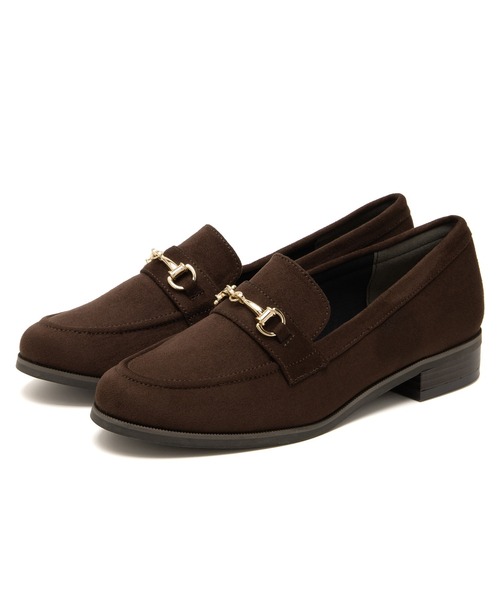 JELLY BEANS(ジェリービーンズ)の「ゴールドビットローファー(211-57362)JELLY BEANS(ジェリービーンズ)(ローファー・レディース・ダークブラウン/ブラック系・22.5/23/23.5/24/24.5)」の4枚目の写真