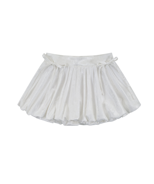 KASHIKO(カシコ)の「Fairy Ribbon Bubble Skirt White(スカート・レディース・その他・SMALL/MEDIUM)」の1枚目の写真