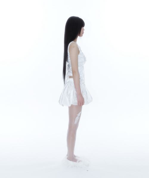 KASHIKO(カシコ)の「Fairy Ribbon Bubble Skirt White(スカート・レディース・その他・SMALL/MEDIUM)」の4枚目の写真