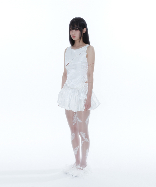 KASHIKO(カシコ)の「Fairy Ribbon Bubble Skirt White(スカート・レディース・その他・SMALL/MEDIUM)」の6枚目の写真