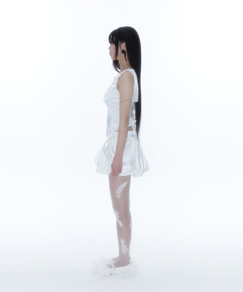 KASHIKO(カシコ)の「Fairy Ribbon Bubble Skirt White(スカート・レディース・その他・SMALL/MEDIUM)」の7枚目の写真