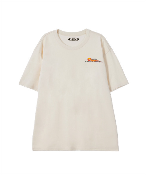 BY.L(バイエル)の「VGPファイヤーロゴ半袖Tシャツクリーム(Tシャツ/カットソー・メンズ・その他・MEDIUM/LARGE/X-LARGE)」の2枚目の写真