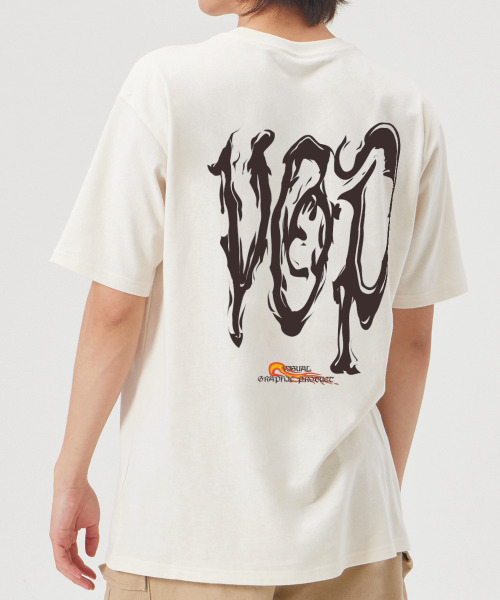 BY.L(バイエル)の「VGPファイヤーロゴ半袖Tシャツクリーム(Tシャツ/カットソー・メンズ・その他・MEDIUM/LARGE/X-LARGE)」の4枚目の写真