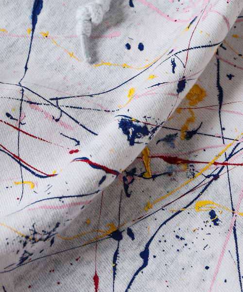 JOURNAL STANDARD（ジャーナルスタンダード）の「ドロッピング ペイント プルオーバー パーカー（パーカー・メンズ・グレー/ライトブルー・LARGE/MEDIUM）」の8枚目の写真