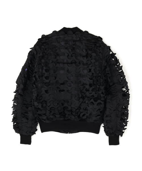 Alpha Industries(アルファインダストリーズ)の「Alpha Industries/アルファインダストリーズ/MA‐1 ULCANS FLIGHT JACKET/エムエーワン ウルカンズ フライト ジャケット(MA-1・メンズ・ブラック・S/L/M)」の2枚目の写真