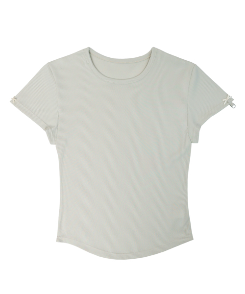 SIWEOL107(シウォル107)の「ボニーTシャツ(ライトグリーン)(Tシャツ/カットソー・レディース・ライトグリーン・FREE)」の1枚目の写真