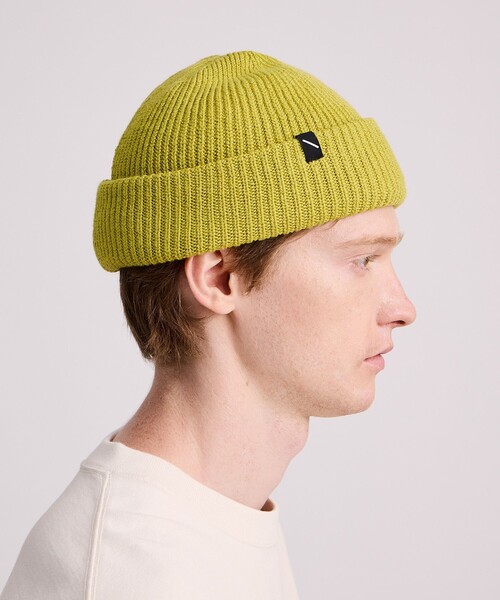Saturdays NYC（サタデーズ ニューヨークシティ ）の「SNYC Solid Beanie（ニットキャップ/ビーニー・メンズ・ブラック/オリーブ/イエロー・FREE）」の5枚目の写真