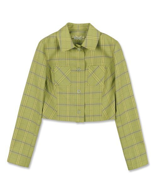 PRINCESS LINE CHECK JACKET [YELLOW]