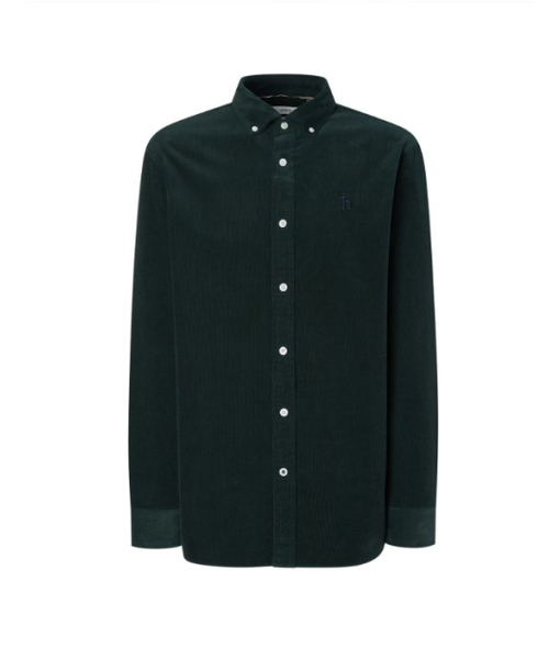HAZZYS（ ヘジス）の「[25FW][アイコニック] グリーンコーデュロイシャツ（シャツ/ブラウス・メンズ・その他・100/110/95/105/115）」の2枚目の写真