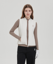 E.PARCA（イパルカ）の「インティモ コージーパディングジップアップベスト（ダウンベスト）」