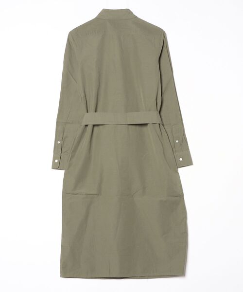 POLO RALPH LAUREN（ポロ ラルフ ローレン）の「コットンリネン ベルテッド シャツドレス（シャツワンピース・レディース・グリーン・4/0）」の3枚目の写真
