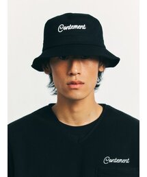 CONTEMENT（コンテメント）の「VINTAGE LOGO BUCKET HAT（ハット）」