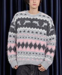 WaiKei | 【UNISEX】Wai Kei／イルカグラフィックニット(ニット/セーター)